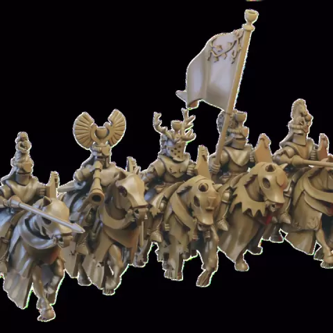 Knights of the Grail miniatures (32mm, modular) by Juhász Gergely