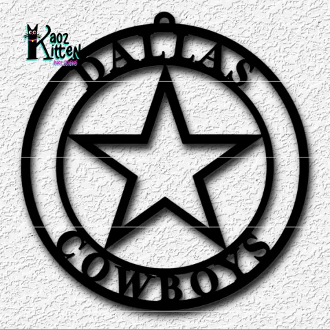 Dallas Cowboys Football Team sign Fan Decor