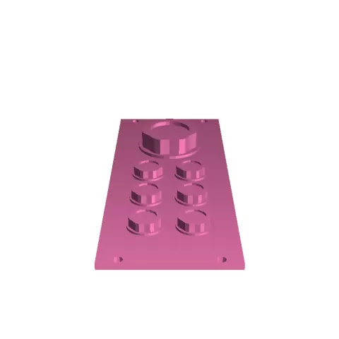 Eurorack knob panel - Samanoju