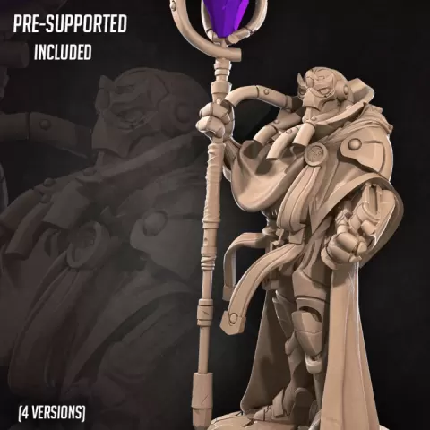 Warforged Warlock (4 Versions) by Bite the Bullet