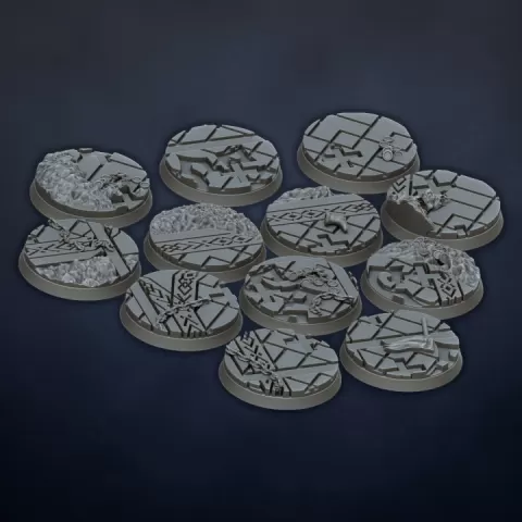 Dwarf Kingdoms Fantasy Football Bases by Dragon's Lake Miniaturas