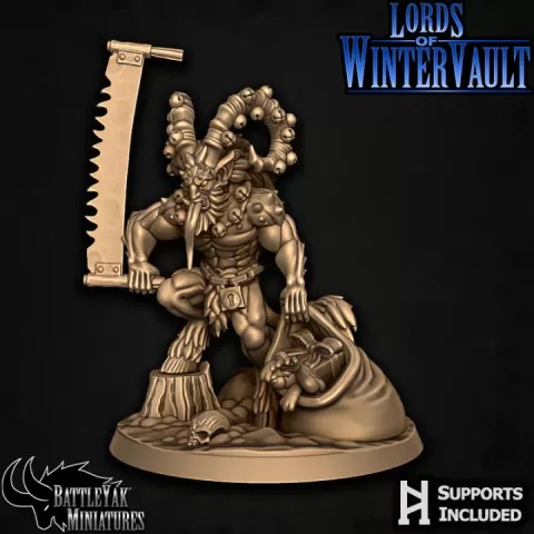 Wintervault Foulwarder | Battle Yak Miniatures Christmas 2021 by Battle Yak Miniatures