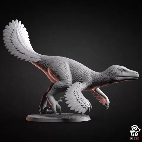 Velociraptor - Dinosaur by ELI 3D