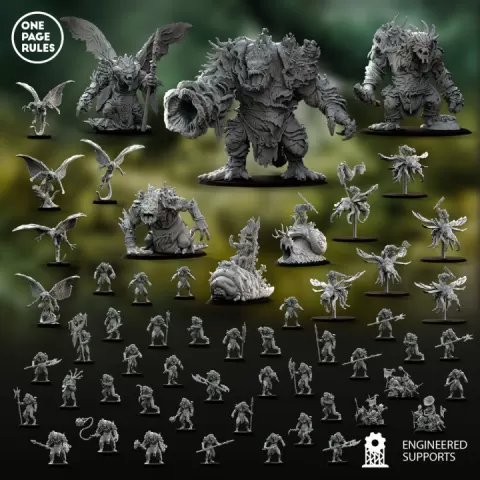 Plague Daemons - Army Bundle #1 by One Page Rules