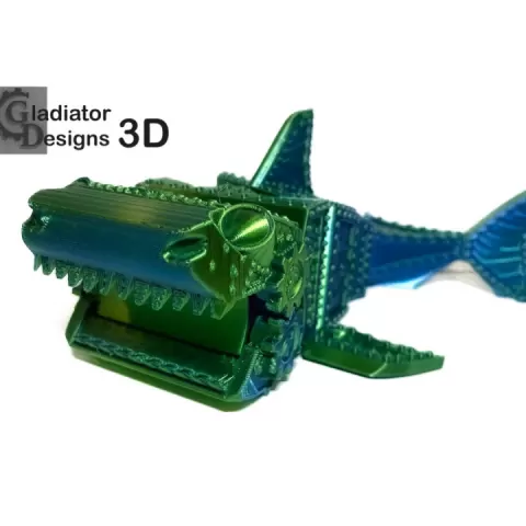 Robot Mech Shark by Josh