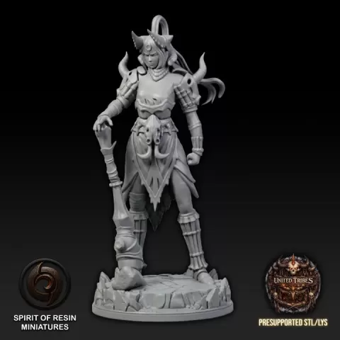 ASHANTY, DUST's DAUGHTER by Spirit of Resin Miniatures