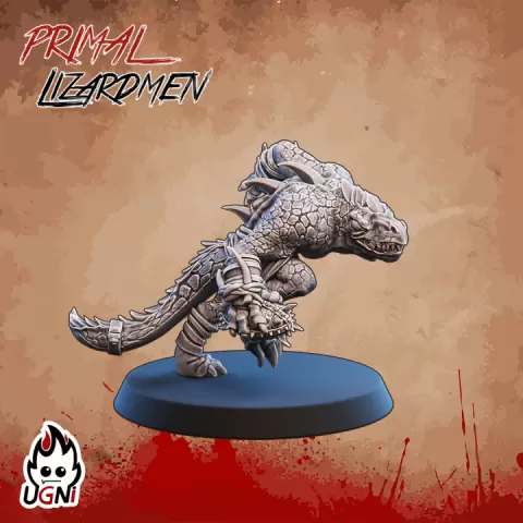 Blocker #02 - Lizardmen - Fantasy Football by UGNI Miniatures