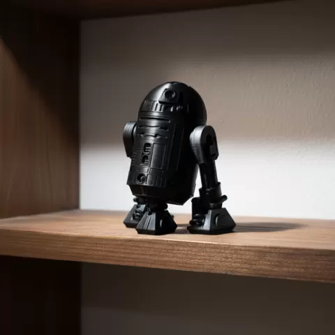 R2D2 model - Star Wars, Droid, space robot - 3D print figure