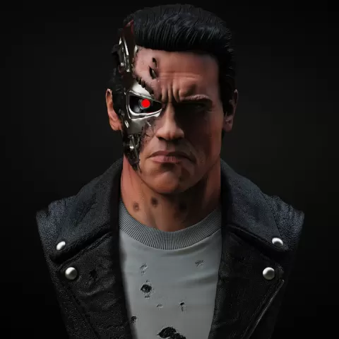 Terminator bust (Pre-Supported)