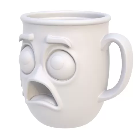 Mug crying