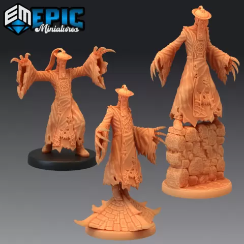 Jiangshi Set / Walking Spirit / Undead Vampire / Male Zombie by Epic-Miniatures