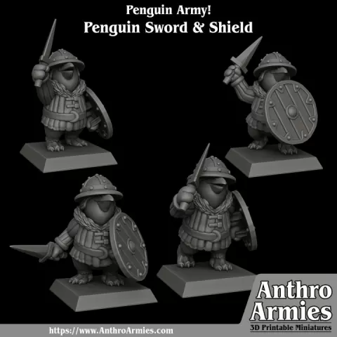 Penguin Sword & Shield by Jamie Korte