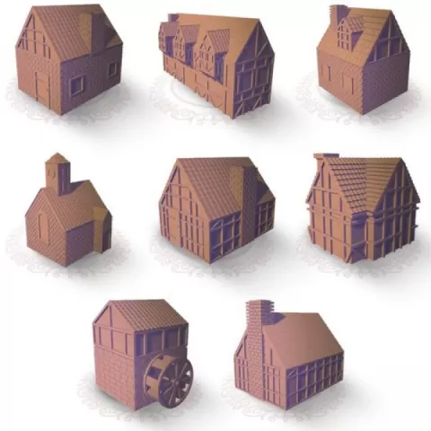 Small Building set by Key Capas