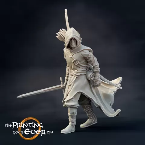 Watcher of Mona'Firth - Sword B - Presupported by The Printing Goes Ever On