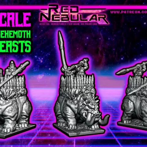 Forest Orc Behemoth Battle Beasts by Red Nebular