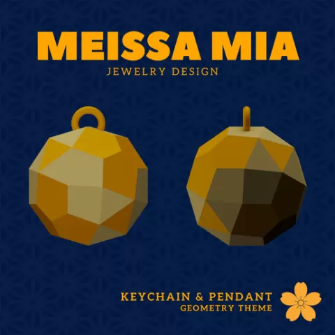 08. Self Dual Tetracontahedron Pattern 4 Earring – 35. Greater Self Dual Solids Necklace and Earring - Girl's Fashion Accessories