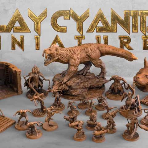 Kingdom of Felinaria by Clay Cyanide Miniatures