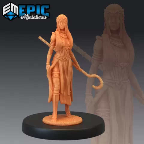 Priestess of Anubis / Pharaohs Servant / Death Shaman / Egyptian Encounter by Epic-Miniatures