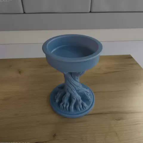 Twisted Root Planter Candy Bowl STL