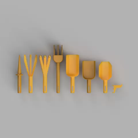 Gardening Large Tool Set by Dan Ouellet