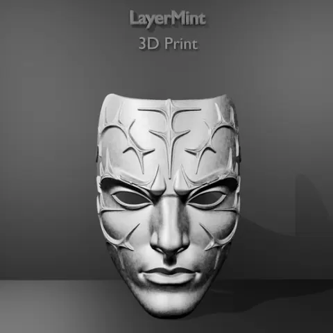 Dark Thorn Mask – Highly Detailed 3D Printable Mask STL for Cosplay, Gothic Art & Fantasy Decor