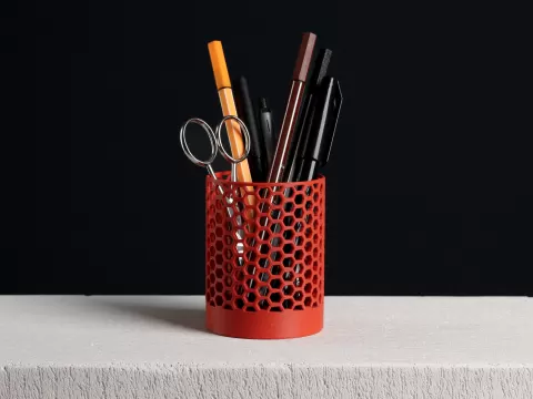 Honeycomb Pencil Holder