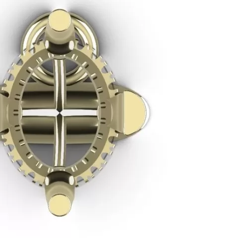 Pendant Double Hidden Halo