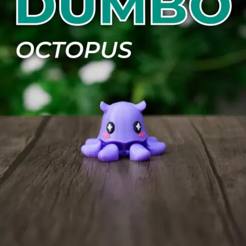 Dumbo Octopus-Articulated keychain