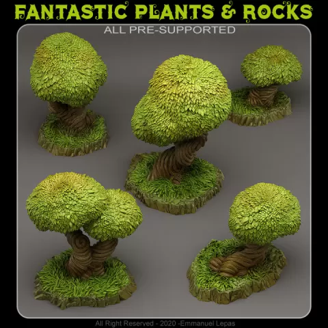 MAJESTIC ENCHANTED TREES (Fantastic Plants & Rocks) by Fantastic Plants And Rocks