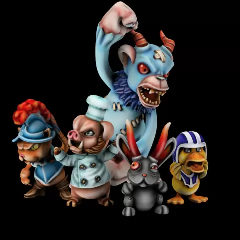 Little bad fantasy football players by Crosslances