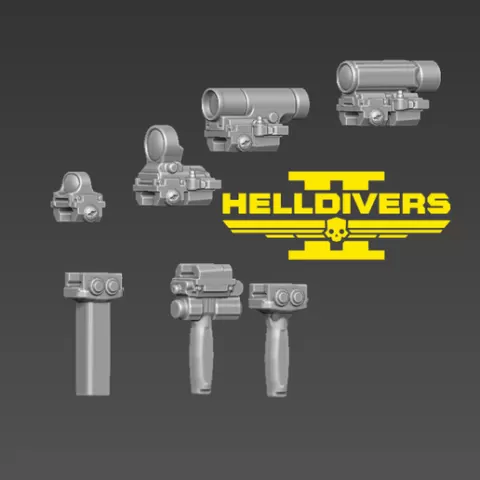 Attachments PACK 13 HELLDIVERS 2 1:12