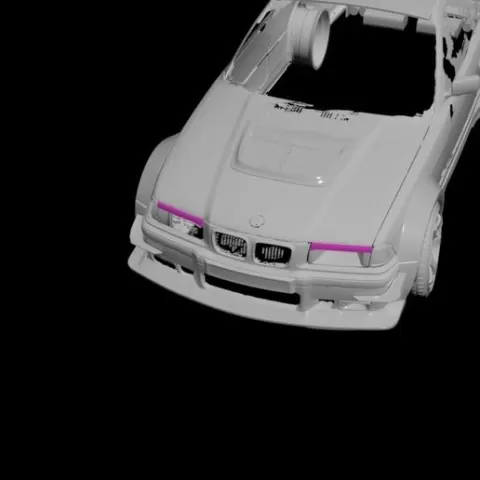 BMW E36 eyelid lips headlight 1/1