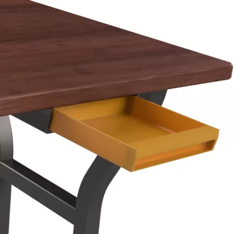 Under-Desk Storage Drawer with Slide Stop