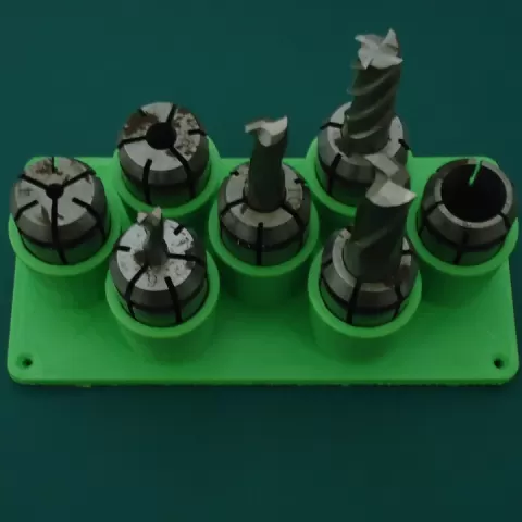 4 6 8 10 12 14 16 mm collet & mill stand for small milling machines by Shion_Shidou