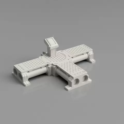 Modular Pipes - Control Hub Junctions by Fr3D @ The3DPrinting