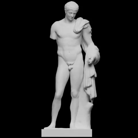 Hermes, god of travellers, known as the "Richelieu Hermes" by Scan The World