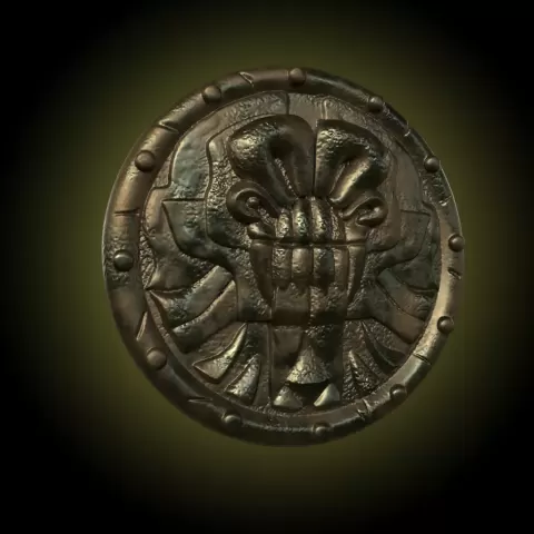 Rancor Trainor Badge 3d digital file Book Of Boba Fett - CeredirDesign