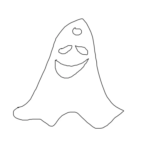hand drawn ghost 1 - XP3Design