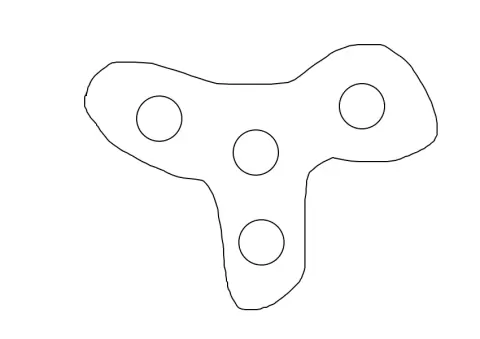 hole fidget hand drawing - XP3Design
