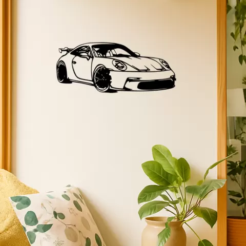 Porsche Side View - Wall Art Multicolor