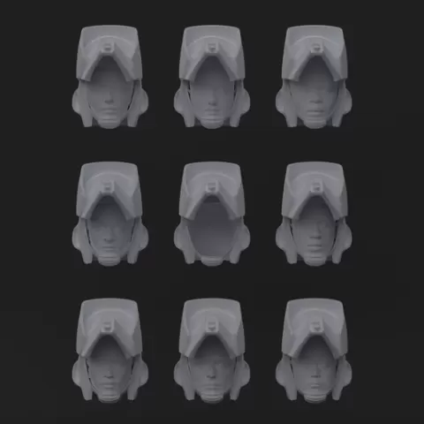 Multiple Scout trooper Helmets - One12 - STL files 3D print model