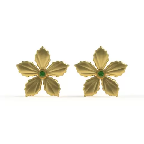 00001 Single Small Diamond Flower Earring
