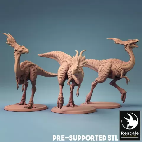 Austriceratops Crew by Rescale Miniatures