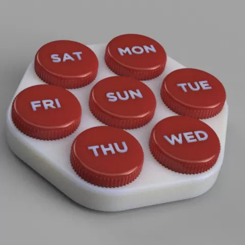 Weekly pills case by imakina