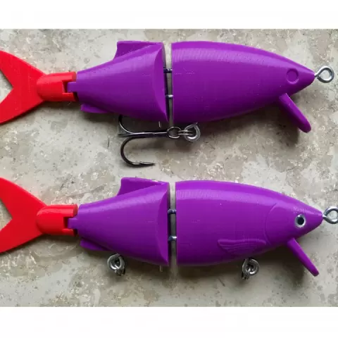 Swimbait fishing Lure 12.5cm (easy print and build) by Dominik Lutzenberger