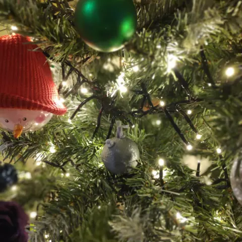 The Little Prince - Star and Rose Christmas Tree Bauble by Ruben Messeguer