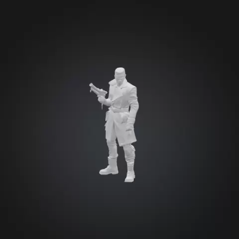 FREE Miniature Bounty Hunter Model