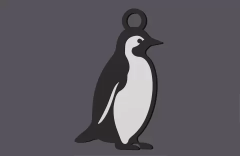 Pinguin - Keychain v2 - studio WES