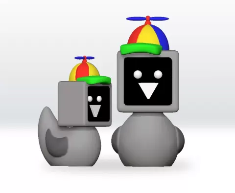 Sprunki Mr Fun Computer Duck STL, 3mf, Obj, 3D Model - FnFLab