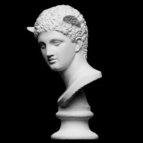 Head of a little Faun by Crawford Art Gallery